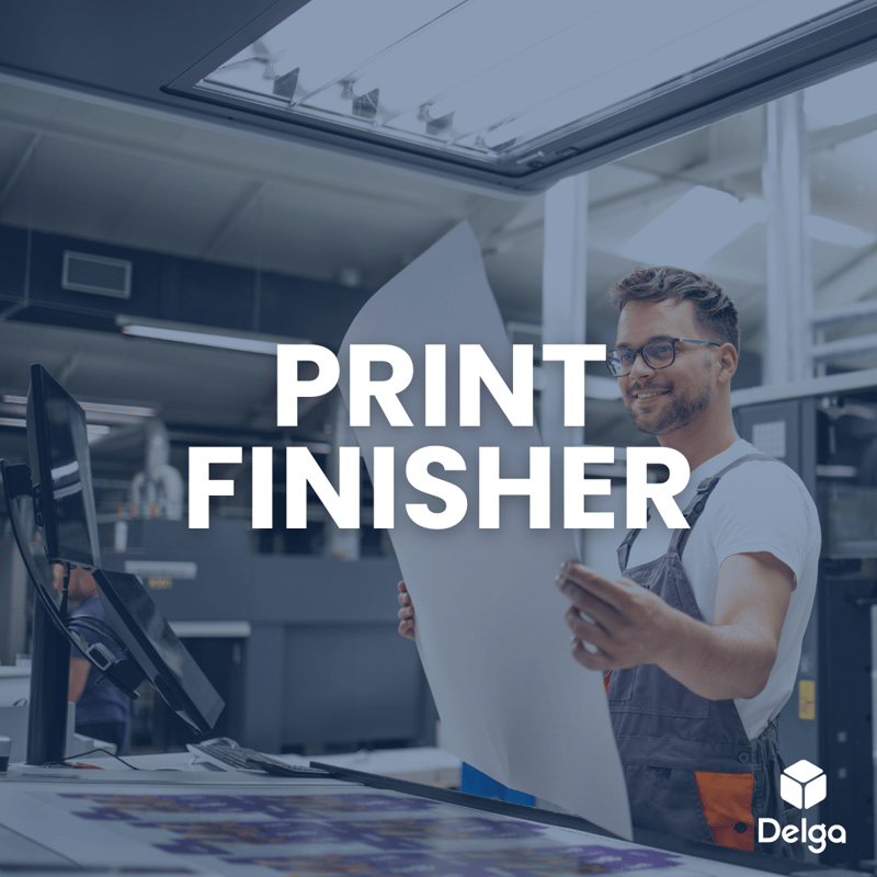 Print finisher job